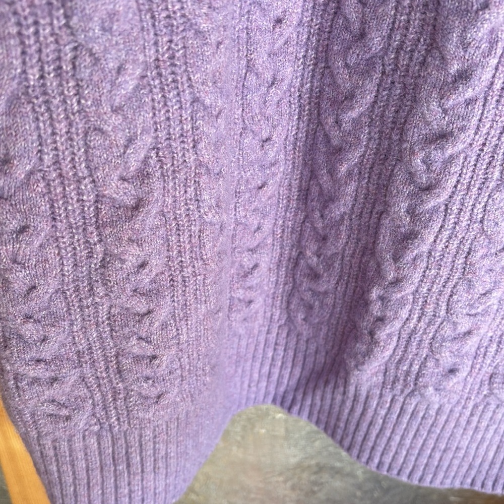 Cable Mock Neck Sweater - Picture 4 of 5